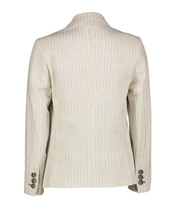 D.LUX ecru blazer met strepen