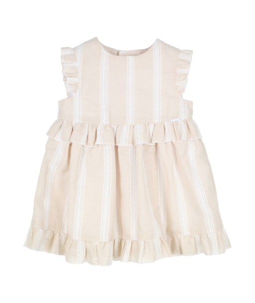 GYMP beige jurk zonder mouwen