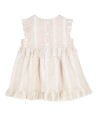 GYMP beige jurk zonder mouwen