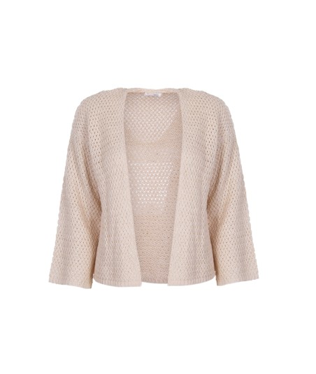 ATMOS beige los gebreide cardigan