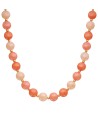 BIBA ketting met platte parels in verschillende kleuren